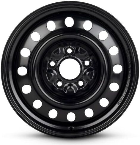 New OEM Replacement Wheel for 2017-2024 Chrysler Pacifica 17x7.5 inch Steel Rim Painted Black Fit 235/65R17 in Saudi Arabia