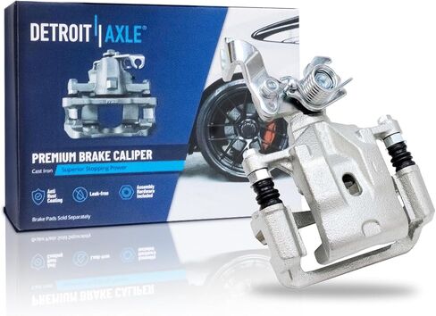 Detroit Axle - Rear Left Brake Caliper for Ford Fusion Lincoln MKZ Mazda 6 Mercury Milan Zephyr Disc Brake Caliper with Bracket Replacement Brake Caliper Assembly in Saudi Arabia