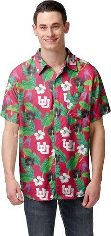 FOCO Baylor Bears NCAA Mens Floral Button Up Shirt - XXXL in Saudi Arabia