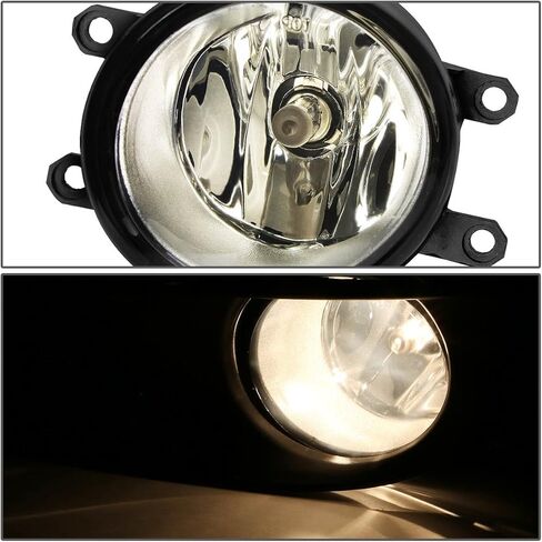 DNA MOTORING FL-ZTL-152-CH Fog Light With Switch Driver & Passenger Side Enhance visibility [Compatible with 09-11 Yaris Hatchback] in Saudi Arabia
