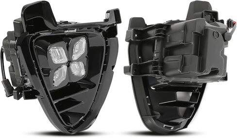 HECASA 2Pcs Fog Lights Compatible with 2019 2020 Kia Sorento Front Bumper Driving Lamp 4 Eyes LED Daytime Running Light Clear Lens LH & RH in Saudi Arabia