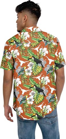 FOCO Baylor Bears NCAA Mens Floral Button Up Shirt - XXXL in Saudi Arabia