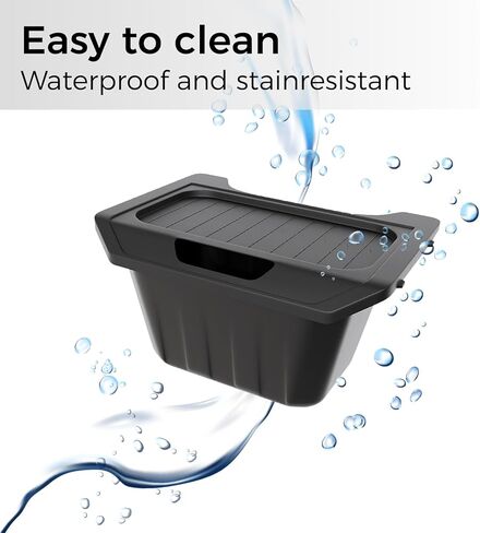 Rear Center Console Organizer for Tesla 2025 Model Y Juniper Upgraded Anti-Slip Lid Cover, Car Trash Can for Tesla Model Y Accessories in Saudi Arabia