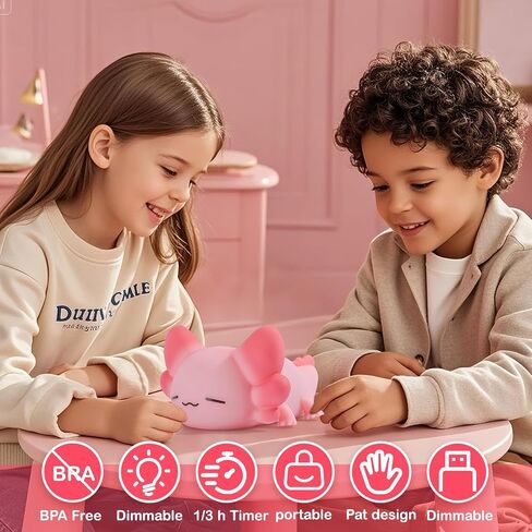 Zklili Dog Night Light ، مصباح ليلي لطيف مع 16 لونًا ، أضواء اللمس الكلب السيليكوني للسيليكون لزخرفة الغرفة ، والهدايا. in Kuwait