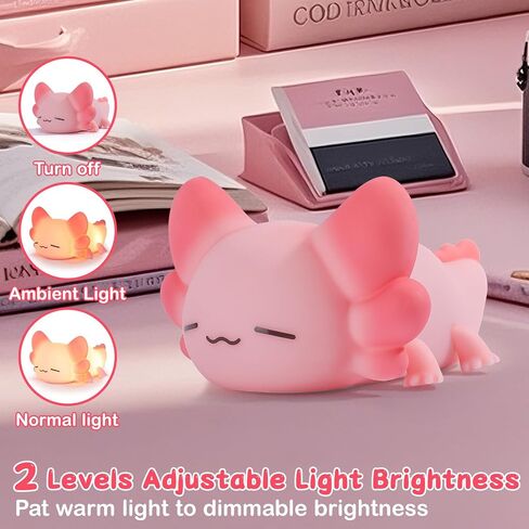 Zklili Dog Night Light ، مصباح ليلي لطيف مع 16 لونًا ، أضواء اللمس الكلب السيليكوني للسيليكون لزخرفة الغرفة ، والهدايا. in Kuwait