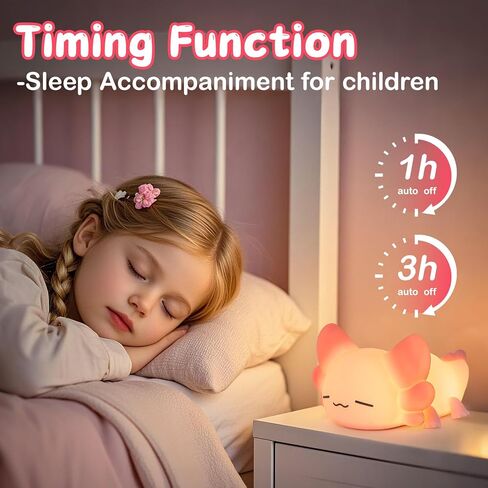 Zklili Dog Night Light ، مصباح ليلي لطيف مع 16 لونًا ، أضواء اللمس الكلب السيليكوني للسيليكون لزخرفة الغرفة ، والهدايا. in Kuwait