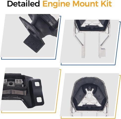 PAROD 3PCS Engine Mount 2.0L L4 Fit for Ford Focus 2012-2016 Replace#A5520 A5312 A5612 in Saudi Arabia