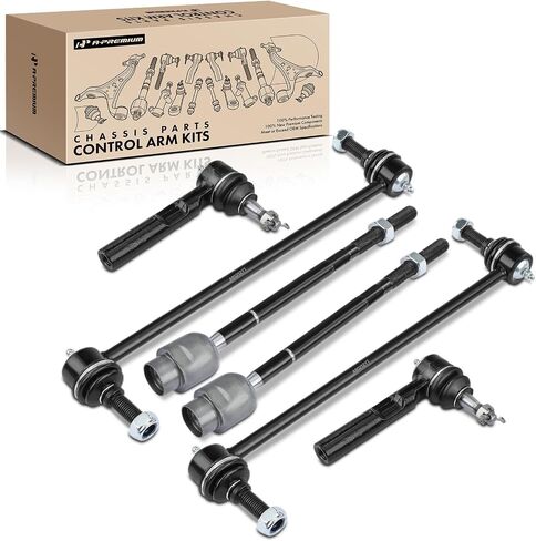 A-Premium Set of 6, Front Sway Bar Link, Inner & Outer Tie Rod End, Compatible with Chevrolet Malibu 2004 2005 2006 2007 2008 2009 in Saudi Arabia