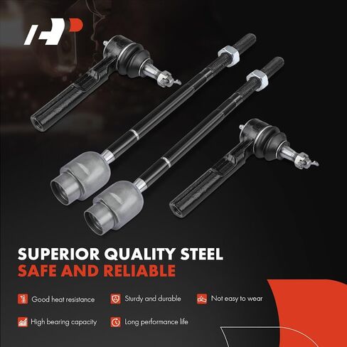 A-Premium Set of 6, Front Sway Bar Link, Inner & Outer Tie Rod End, Compatible with Chevrolet Malibu 2004 2005 2006 2007 2008 2009 in Saudi Arabia