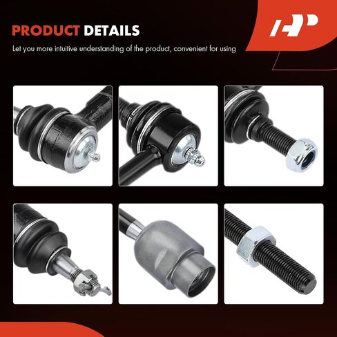A-Premium Set of 6, Front Sway Bar Link, Inner & Outer Tie Rod End, Compatible with Chevrolet Malibu 2004 2005 2006 2007 2008 2009 in Saudi Arabia