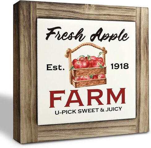Rustic Wood Sign, Fall Decor, Box Wood Plaques Desk Décor, Maple Leaves Decor, Tabletop Decor, Shelf Decor, Decorative Plaques and Signs, Farmhouse Style Home Decor, Fall for Jesus He Never Leaves in Saudi Arabia