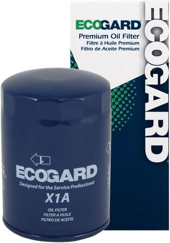 ECOGARD X1A Premium Spin-On Engine Oil Filter for Conventional Oil Fits Alfa Romeo Montreal 2.6L 1975 | American Motors Rebel 4.1L 1959 | Aston Martin Lagonda 5.3L 1977-1983 in Saudi Arabia