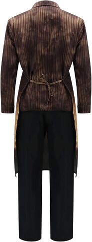 Men Killer Costume Bloody Butcher Halloween Cosplay Outfits Apron Shirt Set Adult Horror Killer Uniform in Saudi Arabia