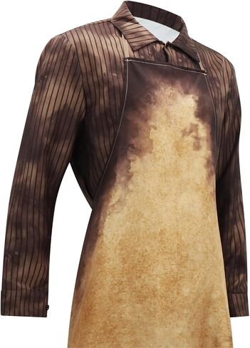 Men Killer Costume Bloody Butcher Halloween Cosplay Outfits Apron Shirt Set Adult Horror Killer Uniform in Saudi Arabia
