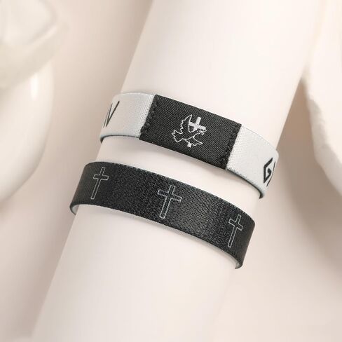 Daily Bible Verse Bracelets with NFC Christian Scripture Bracelet Jesus Faith Wristbands Religious Daily Devotional Inspirational Gifts for Men Women in Saudi Arabia