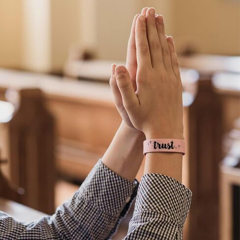 أساور آية الكتاب المقدس اليومية مع NFC سوار الكتاب المقدس المسيحي يسوع الإيمان الأساور الدينية اليومية الهدايا الملهمة التعبدية للرجال والنساء in Kuwait