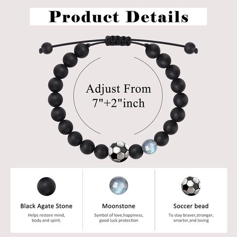 JoycuFF Basketball Soccer Baseball Bracelet Gifts for Teens,Bracelet Gifts for Teenage,Ideas Teen Gift for Christmas Graduation Birthday in Saudi Arabia