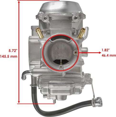 Caltric Carburetor with Air and Oil Filters Compatible with Suzuki Quadrunner 250 LTF250 2x4 4x4 LT4WD 1988-1996 1320019B65 1320019B60 1320019B62 1320019B63 in Saudi Arabia