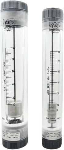LZM-25G Acrylic Rotameter Flow Meter for Water Air In-line Pipeline Flow Meter Mechanical Liquid Flow Meter(5-30GPM 20-110LPM) in Saudi Arabia