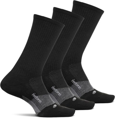 Feetures Merino 10 Cushion Crew Sock Stripe (زوج واحد) in Saudi Arabia