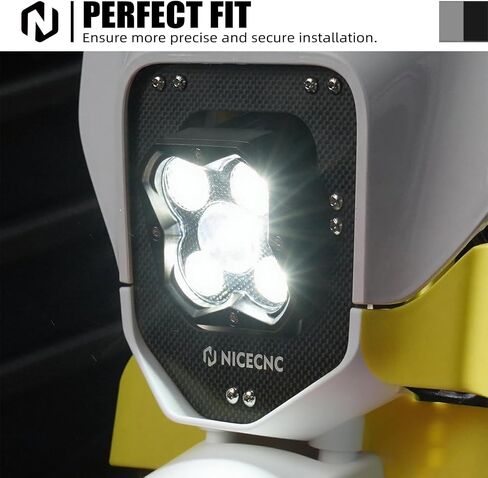 مصباح أمامي NICECNC LED متوافق مع Husqvarna 150-501 TE/FE 2024-2025، أسود in Saudi Arabia