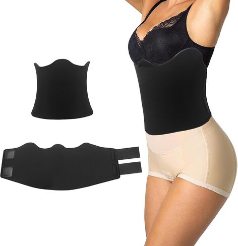 Post Surgery 360 Lipo Foam Wrap - Adjustable Abdominal Compression Board for Recovery, Breathable & Soft Lipo Foams with Full Coverage Support (Fits Waist 27.56-35.43 Inches) in Saudi Arabia