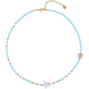 Colorful Beaded Necklace For Women Multi-layer Pearl Necklace Fashion Bohemian Style Beach Holiday Jewelry Birthday Gift For Girlfriend Summer Necklaces For Women 2025 in Saudi Arabia