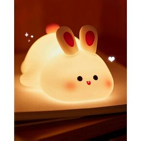 Cute DuDu Duck Night Light, Silicone Duck Lamp Light, Squishy Led Lamp, Rechargeable Dimmable Animal Nightlight with 30 Minutes Timer & Touch Control for Bedroom Living Room Gift Decor in Kuwait