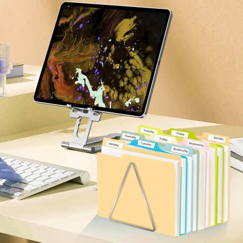 File Folder, RAZCC 200 Pack 1/3 Cut Tab Colored Folders, Colored File Folder Letter Size for Office Classroom Use, Folders with Tabs Assorted 5 Colors in Saudi Arabia