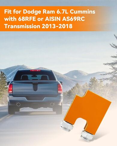صمام تجاوز حراري ناقل الحركة مناسب لسيارة دودج رام 6.7L الكمون مع ناقل الحركة 68RFE أو AISIN AS69RC 2013-2018 استبدال 3100052392، 68186711AA in Saudi Arabia