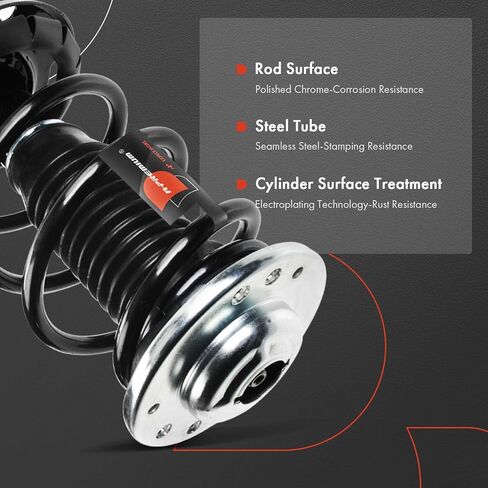 A-Premium Front Pair (2) Complete Strut & Coil Spring Assembly Compatible with Saab 9-3 2003 2004 2005, Driver and Passenger Side in Saudi Arabia