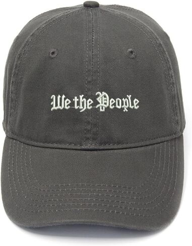 We The People Embroidered Mens Baseball Cap Cotton Washed Baseball Hat in Saudi Arabia