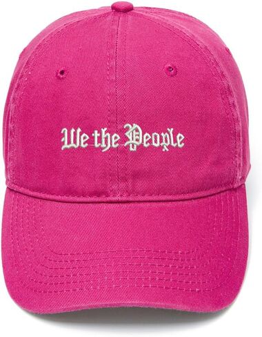 We The People Embroidered Mens Baseball Cap Cotton Washed Baseball Hat in Saudi Arabia
