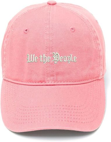 We The People Embroidered Mens Baseball Cap Cotton Washed Baseball Hat in Saudi Arabia
