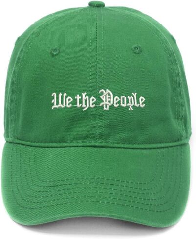 We The People Embroidered Mens Baseball Cap Cotton Washed Baseball Hat in Saudi Arabia