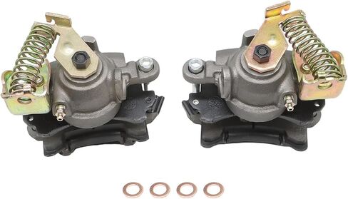 Rear Disc Brake Calipers w/Emergency Metric Conversion Compatible with 1979-1985 Eldorado & Riviera & Toronado, 1980-1985 Seville, GM 10/12 Bolt Pair Brake Caliper Set 184138 184139 in Saudi Arabia