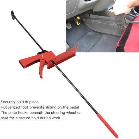 Akozon Brake Pedal Depressor, 28 Inch Brake Pedal Depressor Tool Adjustable Brake Accelerator Pedal Depressor Pedal Depressor Tool for Car Brake Accelerator Clutch Pedal in Saudi Arabia