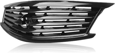 Front Grille Grill for Infiniti G37 G25 2010-2013 Q40 4 Door Sedan Black Carbon Fiber Look in Saudi Arabia