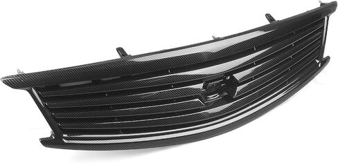 Front Grille Grill for Infiniti G37 G25 2010-2013 Q40 4 Door Sedan Black Carbon Fiber Look in Saudi Arabia