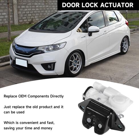Rear Tailgate Latch Actuator Trunk Latch Lock Actuator - Compatible for Honda FIT Jazz GE6/GE8 2009-2014 for Honda FIT Jazz Hybrid GP1 2013-2014 - Replace Part 74801-TF0-003 in Saudi Arabia