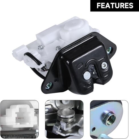 Rear Tailgate Latch Actuator Trunk Latch Lock Actuator - Compatible for Honda FIT Jazz GE6/GE8 2009-2014 for Honda FIT Jazz Hybrid GP1 2013-2014 - Replace Part 74801-TF0-003 in Saudi Arabia