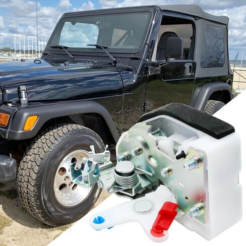 Anxingo 55075991AE Front Left Driver Side Door Lock Latch Actuator Assembly, Replacement for Jeep Wrangler TJ SE Sport 2.5LSahara X Sport 4.0L 1997-2002, Replaces 055075991 in Saudi Arabia