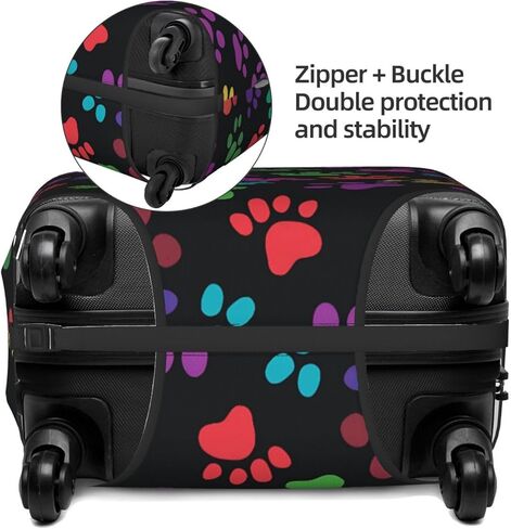 Travel Luggage Cover Dragonfly Sunflower, High Elasticity Washable Travel Baggage Protector Case Fits 26-28 in in Kuwait