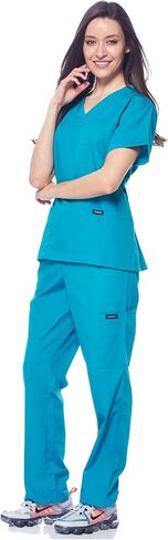 Dagacci Scrubs Medical Uniform Women and Man Scrubs Set Medical Scrubs Top and Pants in Saudi Arabia