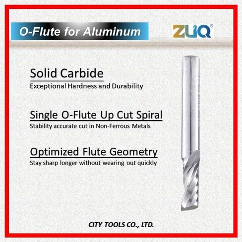 زوك | 3/16 "DIA ، ON-FLUTE للألومنيوم ، البت اللولبي الصلب الصلب ، 1/4" Shank ، 2 "طول | ACO100M-1301 (3/16) in Kuwait
