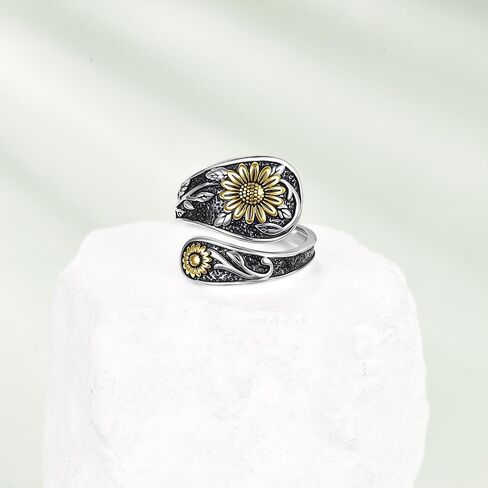 Spoon Ring Sterling Silver Vintage Spoon Ring Jewelry Gifts for Women in Saudi Arabia