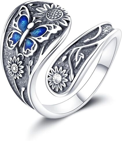 Spoon Ring Sterling Silver Vintage Spoon Ring Jewelry Gifts for Women in Saudi Arabia
