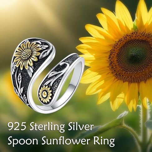 Spoon Ring Sterling Silver Vintage Spoon Ring Jewelry Gifts for Women in Saudi Arabia