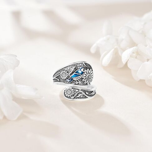 Spoon Ring Sterling Silver Vintage Spoon Ring Jewelry Gifts for Women in Saudi Arabia