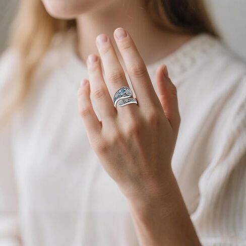 Spoon Ring Sterling Silver Vintage Spoon Ring Jewelry Gifts for Women in Saudi Arabia